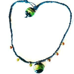 Black And Green Necklace